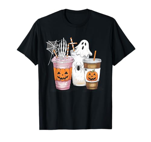 Halloween Getränke Skelett Gruselige Geister Spinne Kürbis Kinder T-Shirt Halloween Getränke Skelett Gruselige Geister Spinne Kürbis Kinder T-Shirt von Halloween Drinks