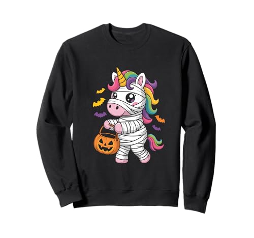 Einhorn Mumie Halloween Kinder Süßes Oder Saures Party Sweatshirt Einhorn Mumie Halloween Kinder Süßes Oder Saures Party Sweatshirt von Halloween Einhorn Mumie Kinder Süßes Oder Saures