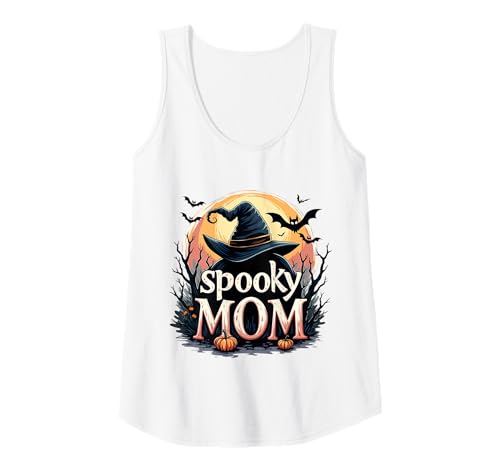Damen Spooky Mom Hexenhut Halloween Tank Top Damen Spooky Mom Hexenhut Halloween Tank Top von Halloween Familie Mama Humor