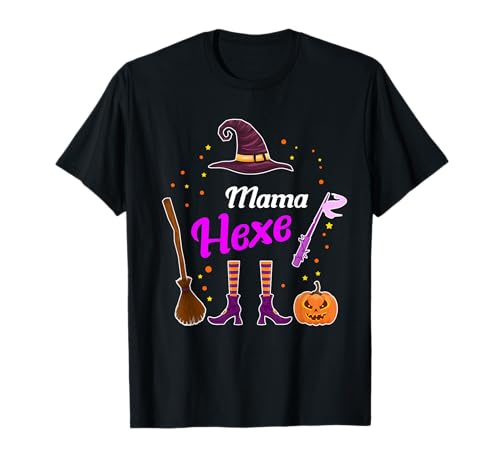 Halloween Hexe Mama Mutter Hexen Kostüm T-Shirt Halloween Hexe Mama Mutter Hexen Kostüm T-Shirt von Halloween Familien Gruppen Kostüm & Halloween Deko