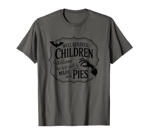 Gut erzogene Kinder willkommen T-Shirt Gut erzogene Kinder willkommen T-Shirt von Halloween Fun Quotes Humorous Sayings