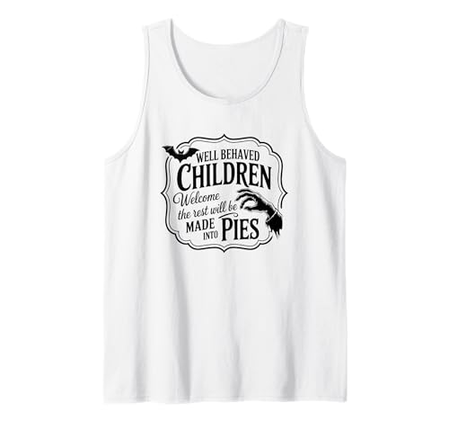Gut erzogene Kinder willkommen Tank Top Gut erzogene Kinder willkommen Tank Top von Halloween Fun Quotes Humorous Sayings