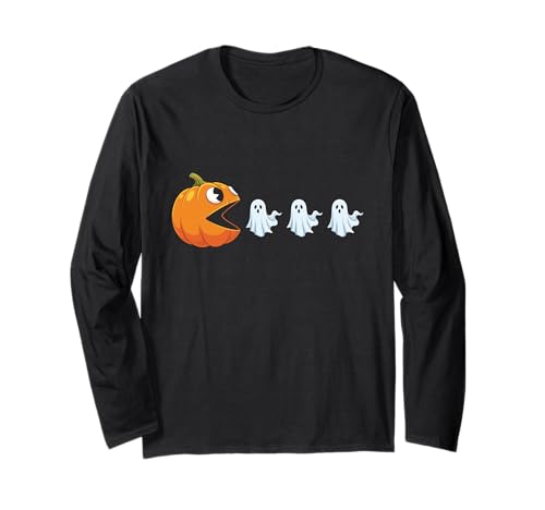 Halloween Gamer Kürbis Lustige Geister Kinder Frauen Männer Langarmshirt Halloween Gamer Kürbis Lustige Geister Kinder Frauen Männer Langarmshirt von Halloween Gamer Ghosts Kids Women Men