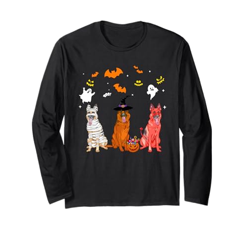 Halloween Deutscher Schäferhund Liebhaber Mama Hexe Dämon Langarmshirt Halloween Deutscher Schäferhund Liebhaber Mama Hexe Dämon Langarmshirt von Halloween German Shepherd Dogs Lovers Costume