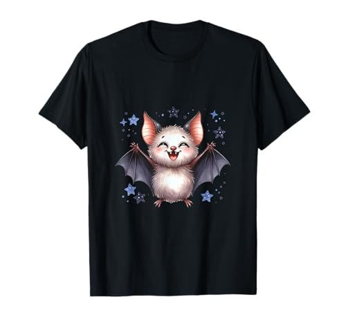 Lustige Fledermaus mit Sternen für Kinder - Halloween T-Shirt Lustige Fledermaus mit Sternen für Kinder - Halloween T-Shirt von Halloween Geschenke Kinder Grusel Geschenkideen