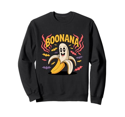 Boonana Ghost Banana Costume Adult Toddler Kids Sweatshirt Boonana Ghost Banana Costume Adult Toddler Kids Sweatshirt von Halloween Ghost Banana Costume Gift Idea
