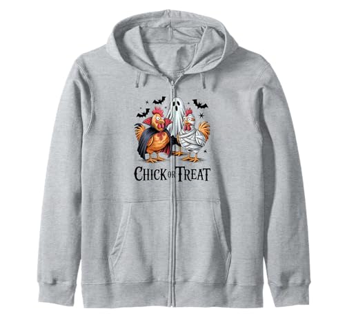 Lustiges Küken oder Leckerli Halloween Gruseljahresgeschenk Männer Frauen Kapuzenjacke Lustiges Küken oder Leckerli Halloween Gruseljahresgeschenk Männer Frauen Kapuzenjacke von Halloween Ghost Chicken Fall Vibes Graphic Design