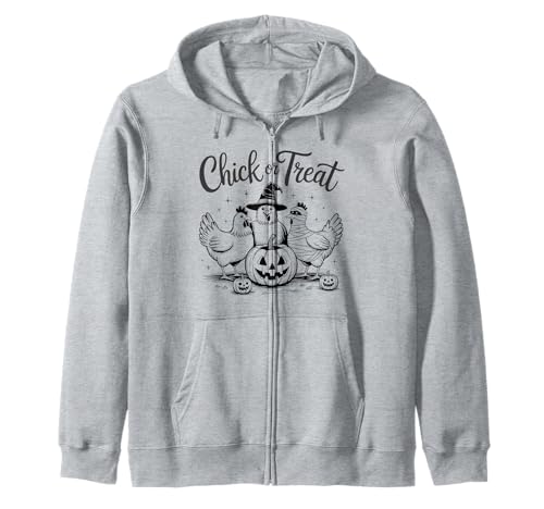 Lustiges Küken oder Leckerli Halloween Gruseljahresgeschenk Männer Frauen Kapuzenjacke Lustiges Küken oder Leckerli Halloween Gruseljahresgeschenk Männer Frauen Kapuzenjacke von Halloween Ghost Chicken Fall Vibes Graphic Design