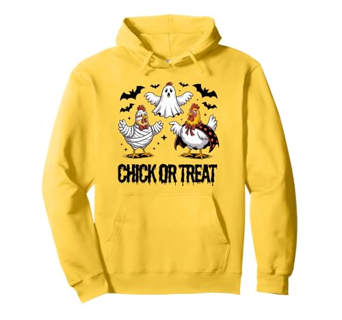 Lustiges Küken oder Leckerli Halloween Gruseljahresgeschenk Männer Frauen Pullover Hoodie Lustiges Küken oder Leckerli Halloween Gruseljahresgeschenk Männer Frauen Pullover Hoodie von Halloween Ghost Chicken Fall Vibes Graphic Design