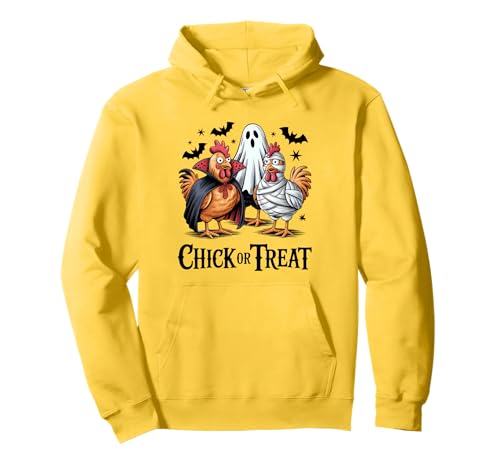 Lustiges Küken oder Leckerli Halloween Gruseljahresgeschenk Männer Frauen Pullover Hoodie Lustiges Küken oder Leckerli Halloween Gruseljahresgeschenk Männer Frauen Pullover Hoodie von Halloween Ghost Chicken Fall Vibes Graphic Design