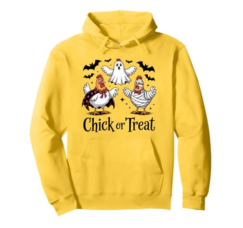 Lustiges Küken oder Leckerli Halloween Gruseljahresgeschenk Männer Frauen Pullover Hoodie Lustiges Küken oder Leckerli Halloween Gruseljahresgeschenk Männer Frauen Pullover Hoodie von Halloween Ghost Chicken Fall Vibes Graphic Design