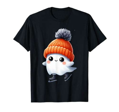 Eislaufen Geist Halloween Party Kostüm Kinder T-Shirt Eislaufen Geist Halloween Party Kostüm Kinder T-Shirt von Halloween Ghost Costume Gift for Halloween Party
