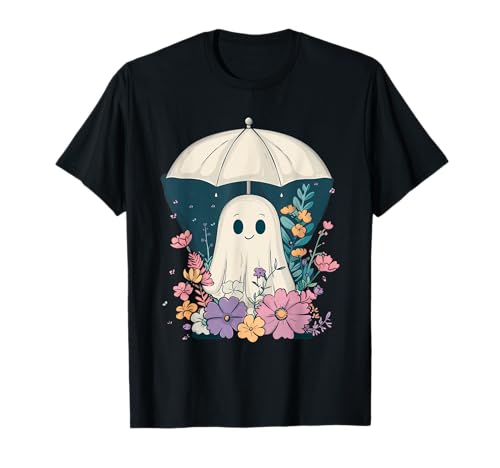 Süßes Boho-Geist unter Regenschirm Halloween Party Geisterkostüm T-Shirt Süßes Boho-Geist unter Regenschirm Halloween Party Geisterkostüm T-Shirt von Halloween Ghost Costume Gift for Halloween Party