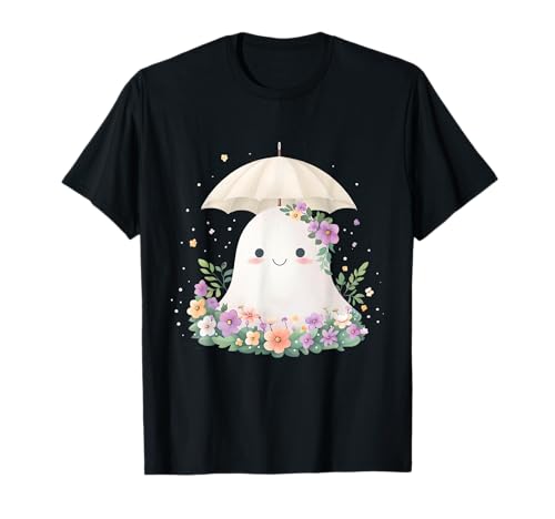 Süßes Boho-Geist unter Regenschirm Halloween Party Geisterkostüm T-Shirt Süßes Boho-Geist unter Regenschirm Halloween Party Geisterkostüm T-Shirt von Halloween Ghost Costume Gift for Halloween Party