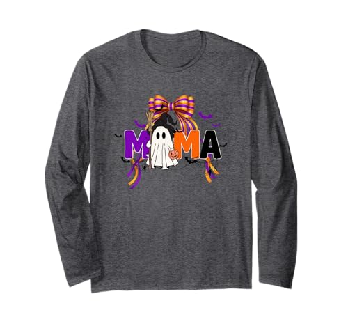 Halloween-Spaß mit Mama Ghost Witch Langarmshirt Halloween-Spaß mit Mama Ghost Witch Langarmshirt von Halloween Ghost Witch Moms Broom Fun