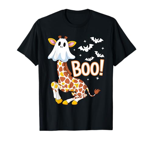 Giraffe Boo Halloween Kostüm Fun Cute Boo Männer Frauen Kinder T-Shirt von Halloween Giraffe Boo Costume Fun Kids Party