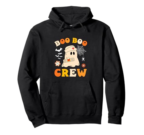 Groovy Boo Boo Crew Krankenschwester Geist Halloween Kostüm Herren Damen Pullover Hoodie Groovy Boo Boo Crew Krankenschwester Geist Halloween Kostüm Herren Damen Pullover Hoodie von Halloween Groovy Boo Boo Crew Nurse women Ghost