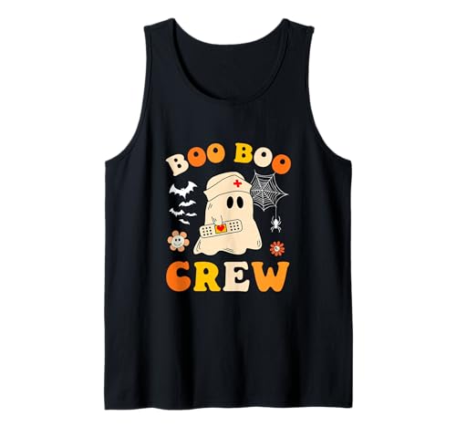 Groovy Boo Boo Crew Krankenschwester Geist Halloween Kostüm Herren Damen Tank Top Groovy Boo Boo Crew Krankenschwester Geist Halloween Kostüm Herren Damen Tank Top von Halloween Groovy Boo Boo Crew Nurse women Ghost