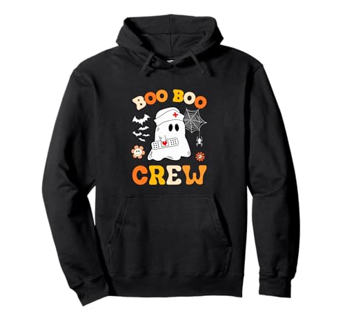 Groovy Boo Crew Krankenschwester Lustiges Gespenst Damen Halloween-Krankenschwester Pullover Hoodie Groovy Boo Crew Krankenschwester Lustiges Gespenst Damen Halloween-Krankenschwester Pullover Hoodie von Halloween Groovy Boo Boo Crew Nurse women Ghost