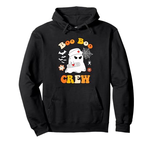 Groovy Boo Crew Krankenschwester Lustiges Gespenst Damen Halloween-Krankenschwester Pullover Hoodie Groovy Boo Crew Krankenschwester Lustiges Gespenst Damen Halloween-Krankenschwester Pullover Hoodie von Halloween Groovy Boo Boo Crew Nurse women Ghost