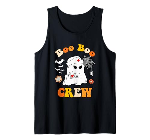 Groovy Boo Crew Krankenschwester Lustiges Gespenst Damen Halloween-Krankenschwester Tank Top Groovy Boo Crew Krankenschwester Lustiges Gespenst Damen Halloween-Krankenschwester Tank Top von Halloween Groovy Boo Boo Crew Nurse women Ghost