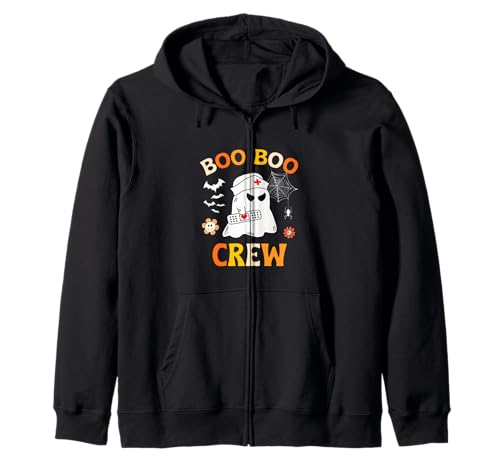 Groovy Boo Crew Krankenschwester für Damen, lustige Geisterkrankenschwester, Halloween Kapuzenjacke Groovy Boo Crew Krankenschwester für Damen, lustige Geisterkrankenschwester, Halloween Kapuzenjacke von Halloween Groovy Boo Boo Crew Nurse women Ghost