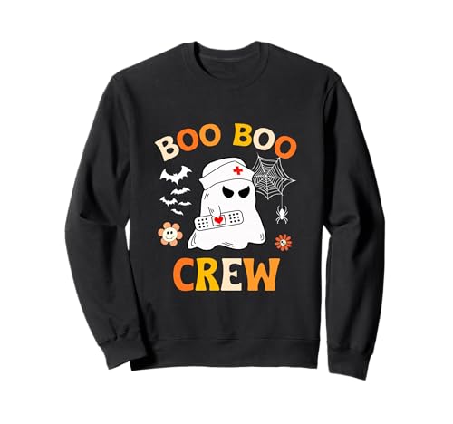 Groovy Boo Crew Krankenschwester für Damen, lustige Geisterkrankenschwester, Halloween Sweatshirt Groovy Boo Crew Krankenschwester für Damen, lustige Geisterkrankenschwester, Halloween Sweatshirt von Halloween Groovy Boo Boo Crew Nurse women Ghost