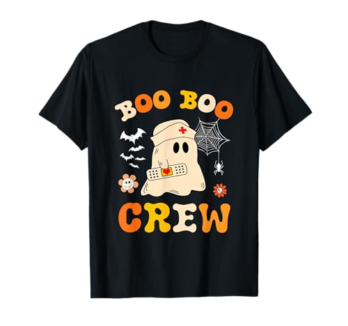 Groovy Boo Crew Krankenschwester für Damen, lustige Geisterkrankenschwester, Halloween T-Shirt Groovy Boo Crew Krankenschwester für Damen, lustige Geisterkrankenschwester, Halloween T-Shirt von Halloween Groovy Boo Boo Crew Nurse women Ghost