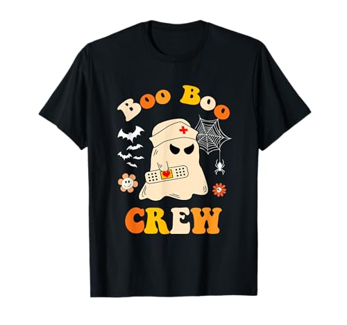 Groovy Boo Crew Krankenschwester für Damen, lustige Geisterkrankenschwester, Halloween T-Shirt Groovy Boo Crew Krankenschwester für Damen, lustige Geisterkrankenschwester, Halloween T-Shirt von Halloween Groovy Boo Boo Crew Nurse women Ghost