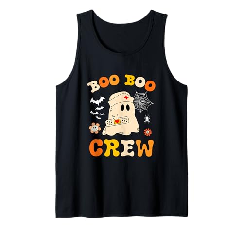 Groovy Boo Crew Krankenschwester für Damen, lustige Geisterkrankenschwester, Halloween Tank Top Groovy Boo Crew Krankenschwester für Damen, lustige Geisterkrankenschwester, Halloween Tank Top von Halloween Groovy Boo Boo Crew Nurse women Ghost