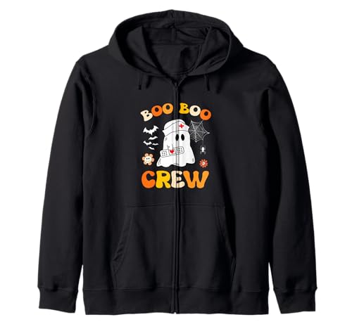 Groovy Boo Crew Krankenschwester für Damen, lustige Halloween-Geisterkrankenschwester Kapuzenjacke Groovy Boo Crew Krankenschwester für Damen, lustige Halloween-Geisterkrankenschwester Kapuzenjacke von Halloween Groovy Boo Boo Crew Nurse women Ghost