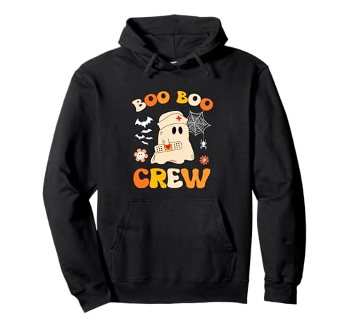 Groovy Boo Crew Krankenschwester für Damen, lustige Halloween-Geisterkrankenschwester Pullover Hoodie Groovy Boo Crew Krankenschwester für Damen, lustige Halloween-Geisterkrankenschwester Pullover Hoodie von Halloween Groovy Boo Boo Crew Nurse women Ghost