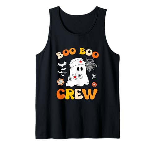 Groovy Boo Crew Krankenschwester für Damen, lustige Halloween-Geisterkrankenschwester Tank Top Groovy Boo Crew Krankenschwester für Damen, lustige Halloween-Geisterkrankenschwester Tank Top von Halloween Groovy Boo Boo Crew Nurse women Ghost