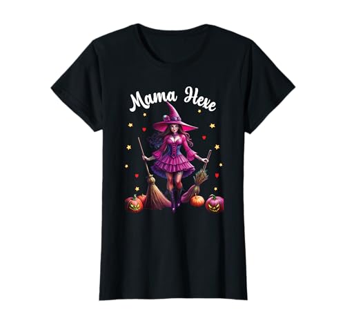 Mama Hexe Halloween Kostüm Damen Mutter Hexen Verkleidung T-Shirt Mama Hexe Halloween Kostüm Damen Mutter Hexen Verkleidung T-Shirt von Halloween Hexen Kostüme Geschenkidee für Damen