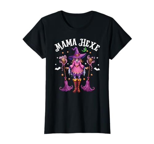 Mama Hexe Halloween Kostüm Damen Mutter Hexen Verkleidung T-Shirt Mama Hexe Halloween Kostüm Damen Mutter Hexen Verkleidung T-Shirt von Halloween Hexen Kostüme Geschenkidee für Damen