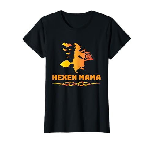 Halloween Hexen Mama Hexe auf Besen Hexenkostüm T-Shirt Halloween Hexen Mama Hexe auf Besen Hexenkostüm T-Shirt von Halloween Hexen Mama Hexe auf Besen Hexenkostüm