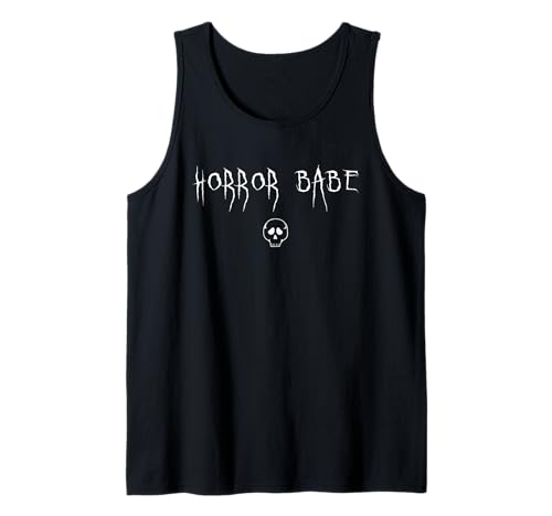 Horror Babe Halloween Movie Lover Gruselige Jahreszeit Frauen Tank Top von Halloween Horror Babe Spooky Season Men Women Kids