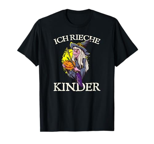 Ich Rieche Kinder Halloween Hexe Besen Kostüm Damen T-Shirt Ich Rieche Kinder Halloween Hexe Besen Kostüm Damen T-Shirt von Halloween I Smell Children für Damen Frauen Mütter