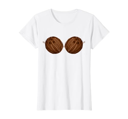 Lustiges Kokosnuss-BH-Halloween-Kostüm für Frauen & Mädchen T-Shirt Lustiges Kokosnuss-BH-Halloween-Kostüm für Frauen & Mädchen T-Shirt von Halloween-Kokosnuss-Kostüm Co.