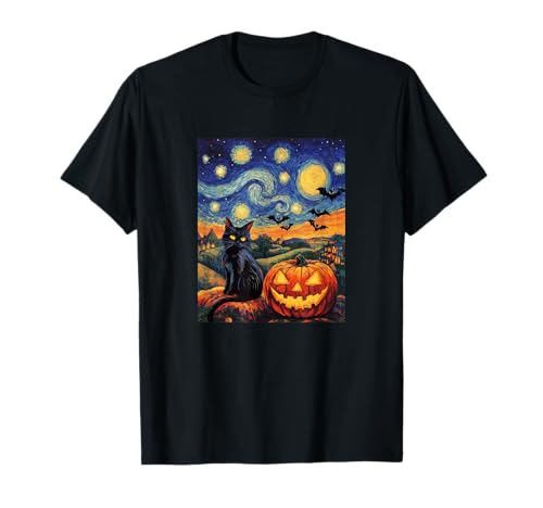 Halloween Deko Frauen Katze Kürbis Männer Kinder Halloween T-Shirt Halloween Deko Frauen Katze Kürbis Männer Kinder Halloween T-Shirt von Halloween Kostüm Damen Halloween Outfit Herren