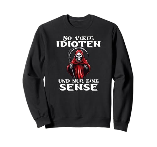 Halloween Kostüm Kinder lustiges Sensenmann Zombie Skelett Sweatshirt Halloween Kostüm Kinder lustiges Sensenmann Zombie Skelett Sweatshirt von Halloween Kostüm Herren Grusel Deko Party Geschenk
