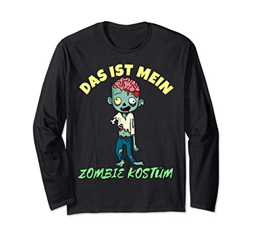 Das ist Mein Zombie Kostüm Halloween Geschenk Herren Kinder Langarmshirt Das ist Mein Zombie Kostüm Halloween Geschenk Herren Kinder Langarmshirt von Halloween Kostüm Ideen