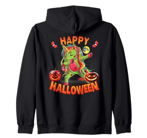Skelett Einhorn Halloween Kinder Halloween Kostüm Zombie Kapuzenjacke Skelett Einhorn Halloween Kinder Halloween Kostüm Zombie Kapuzenjacke von Halloween Kostüm Mädchen & Frauen Einhorn