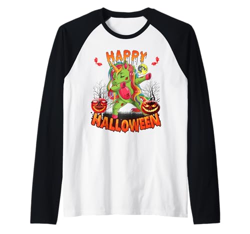 Skelett Einhorn Halloween Kinder Halloween Kostüm Zombie Raglan Skelett Einhorn Halloween Kinder Halloween Kostüm Zombie Raglan von Halloween Kostüm Mädchen & Frauen Einhorn