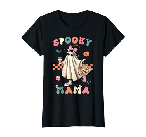 Spooky Mama Lustiges Halloween Outfit Damen Frauen T-Shirt Spooky Mama Lustiges Halloween Outfit Damen Frauen T-Shirt von Halloween Kostüm Shirt Damen Herren Kinder