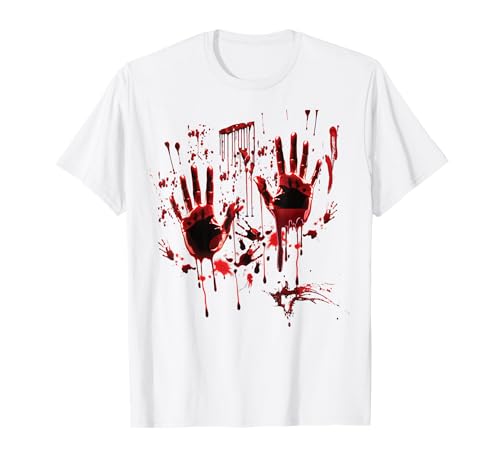 Halloween Blutige Hände Blutspritzer Kostüm Zombie Kinder T-Shirt Halloween Blutige Hände Blutspritzer Kostüm Zombie Kinder T-Shirt von Halloween Kostüm Vampir Verkleidung Herren & Damen