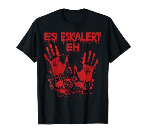 Halloween Blutige Hände Blutspritzer Zombie Kostüm Herren T-Shirt Halloween Blutige Hände Blutspritzer Zombie Kostüm Herren T-Shirt von Halloween Kostüm Zombie Verkleidung Damen Vampire