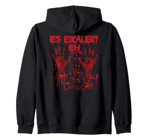 Halloween Blutige Hände Blutspritzer Vampir Kostüm Herren Kapuzenjacke von Halloween Kostüm Zombie Verkleidung Damen