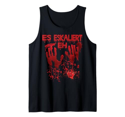 Halloween Blutige Hände Blutspritzer Vampir Kostüm Herren Tank Top von Halloween Kostüm Zombie Verkleidung Damen