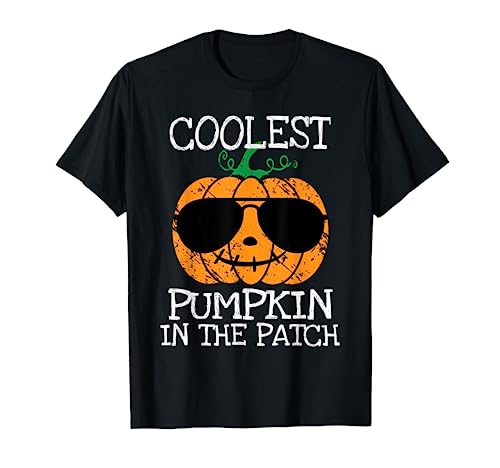 Kinder Coolest Pumpkin In The Patch Halloween Kurbis Jungen T-Shirt von Coolest Pumpkin In The Patch